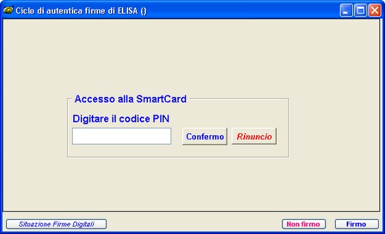 maschera codice pin